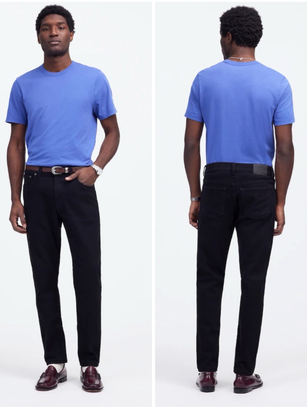 Madewell Athletic Slim Jeans: COOLMAX Denim Edition Black Mens 30x30 NWT - Picture 1 of 13